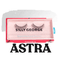 sillygeorge lashes eyelashes eyelash astra Sticker