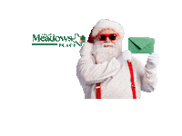 Christmas Santa Sticker by Meadows Place