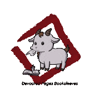 Devoured_Pages book books branding goat Sticker