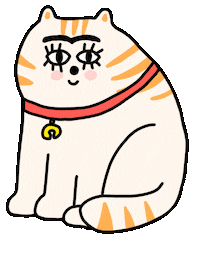 Cat Sticker by pey chi