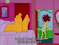 Grabbing Season 3 GIF by The Simpsons