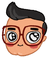 Happy Glasses Sticker by Alyssa De Asis
