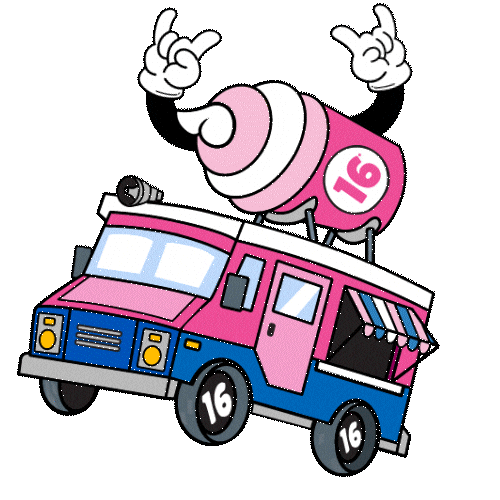 Ice Cream Rock Sticker by 16 Handles