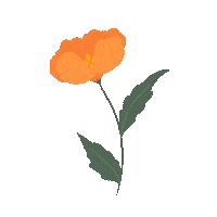 Vintage Flowers Sticker