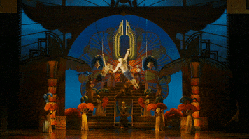 flying here we go GIF by Paramour on Broadway