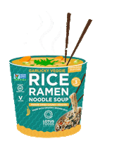 lotusfoods vegan noodles rice glutenfree Sticker