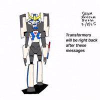 Transformers Shikasketchbook GIF by Stella 52