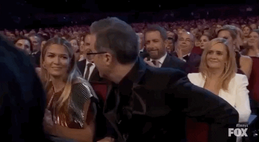 John Oliver Kiss GIF by Emmys