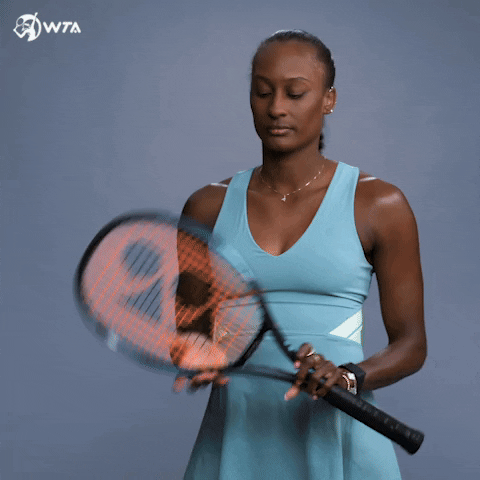 Tennis Throw GIF by WTA