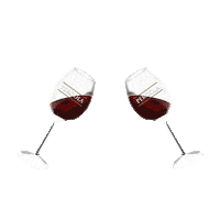 Red Wine Cheers Sticker by Vinho Pérgola