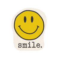 Happy Smiley Face Sticker