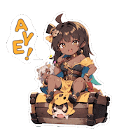 kiarajonesmusic anime cartoon kawaii hey Sticker
