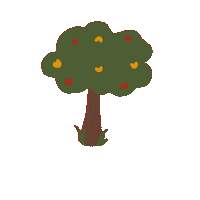 Fall Tree Sticker