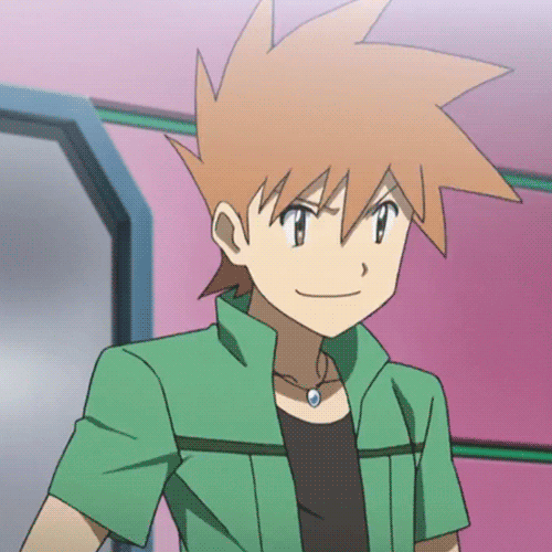 pokemon trainer green GIF