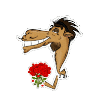 Abu Dhabi Flower Sticker by Camel Cookies