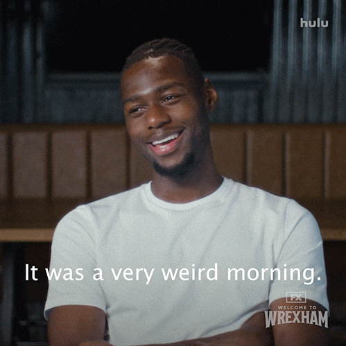 Good Morning Football GIF by Welcome to Wrexham