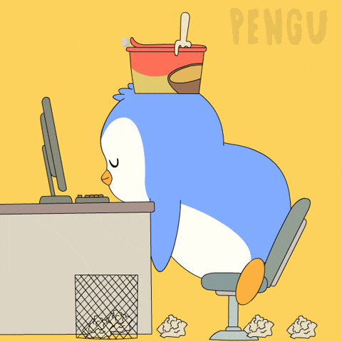 Tired Good Night GIF by Pudgy Penguins