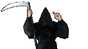endlich-tod idea reaper idee scythe Sticker