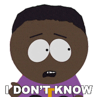Confused Dont Know Sticker by South Park