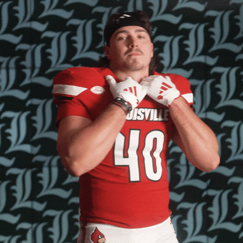 University Of Louisville Football GIF by Louisville Cardinals