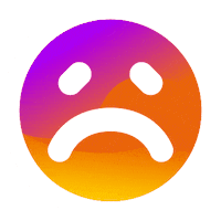 Sad Face Sticker by wolapublicidad