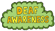 Hearing Impaired Sign Language Sticker