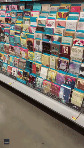 Girl Delighted to Find Greeting Card With Her Face on It