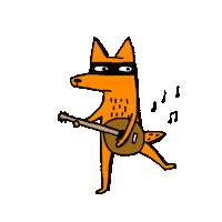 Dance Fox Sticker by Kochstrasse™
