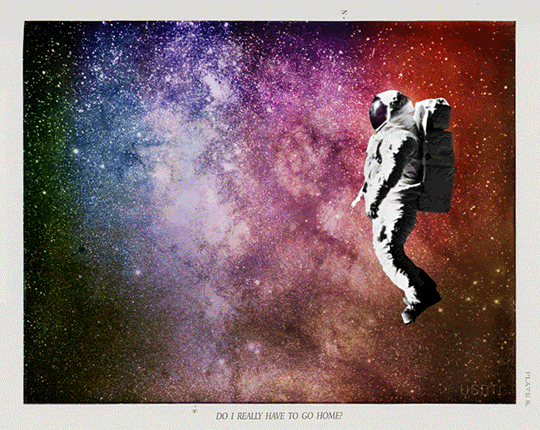 outer space by GIF IT UP