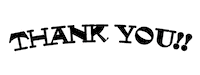Thanks Thank You Sticker by Tomate Fresh Fun Food