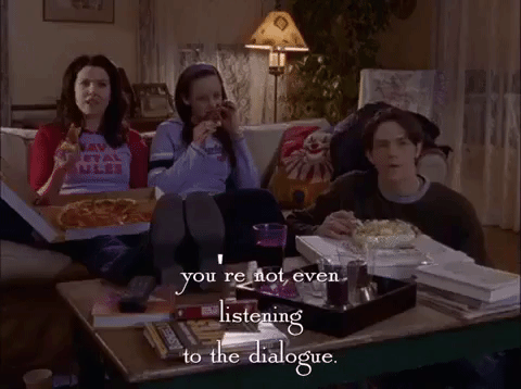 season 1 eating GIF by Gilmore Girls 