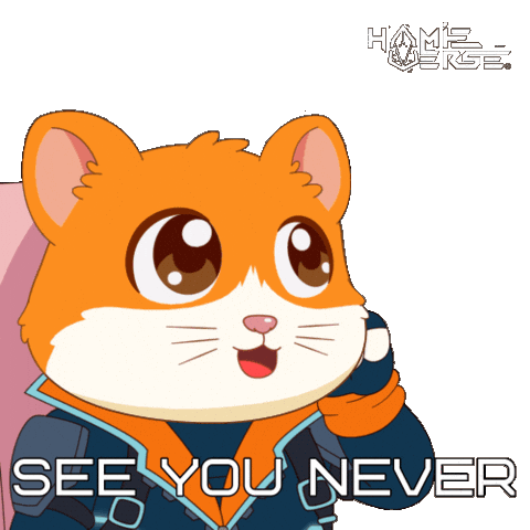 Leave Me Alone Goodbye Sticker by Hamieverse