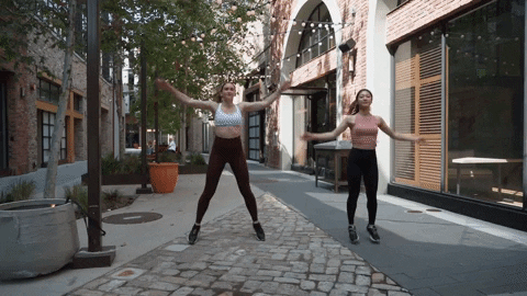top10pulse giphyupload fitness workout jumping jacks GIF