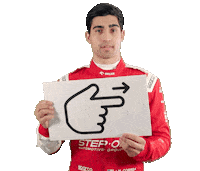 Point Right Correa Sticker by Prema Team