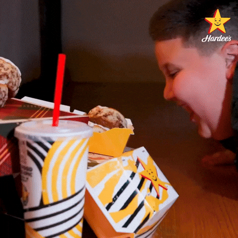 Yum GIF by Hardee's