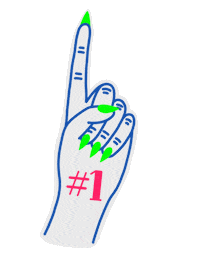 Number One Football Sticker by Heather Lynn