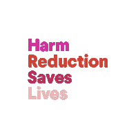 vitalstrategies public health harm reduction overdose prevention support harm reduction Sticker