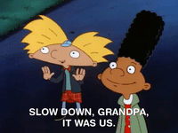 hey arnold nicksplat GIF