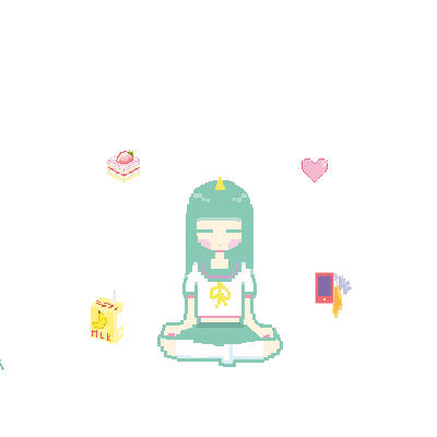 Japan Meditation Sticker by Shiitake