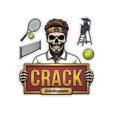 Skull Deporte Sticker