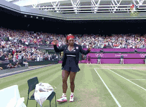 Serena Williams Dancing GIF by Olympics