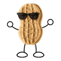 Nutterbutter dance cookie peanut butter nutty Sticker
