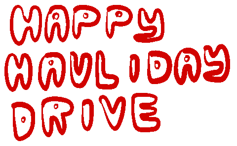 Happy Hauliday Drive Sticker by UnionDocs