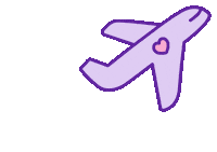 Wheels Up Airplane Sticker by Petco Love