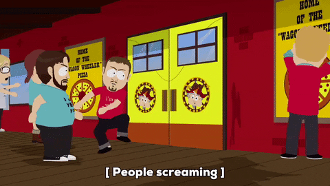 breaking stuff screaming GIF by South Park 