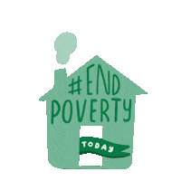 waterloofoodbank end poverty end poverty today Sticker