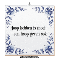 Support Hoop Sticker by Tegelspreuken.nl