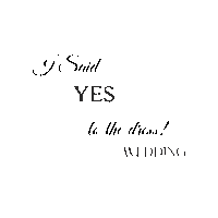 Yes To The Dress Wedding Sticker by NordicWeddingStore&Outlet