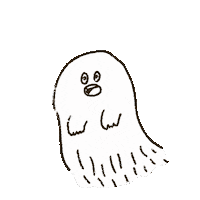 Ghost Sticker by sasakinana
