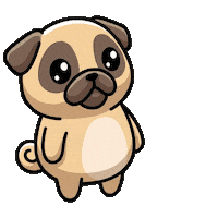 Dog Lol Sticker by Pugs